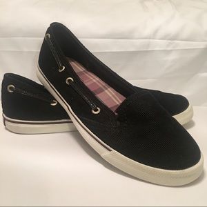 Sperry Top-Sider Black Sneaker Flats